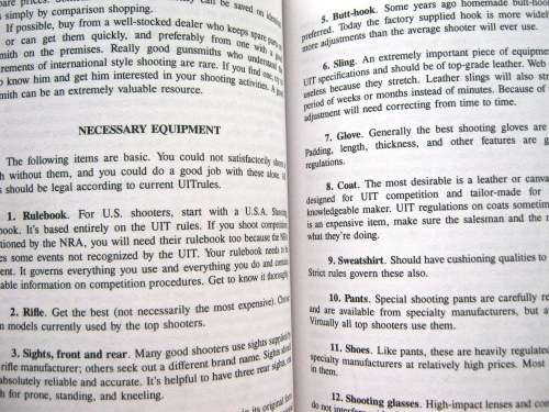 THE NEW POSITION RIFLE SHOOTING - COMPETITION SHOOTING - 240+ PAGES - HARDCOVER.