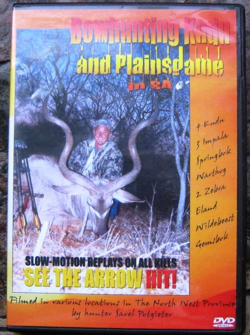 BOWHUNTING DVD - KUDU , ELAND , ZEBRA AND MANY OTHERS.