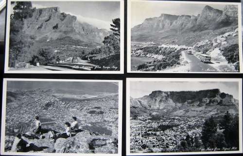 CAPE TOWN AND SURROUNDS - 1950s - 15 NICE VIEWS! CARDS IN PRISTINE CONDITION.