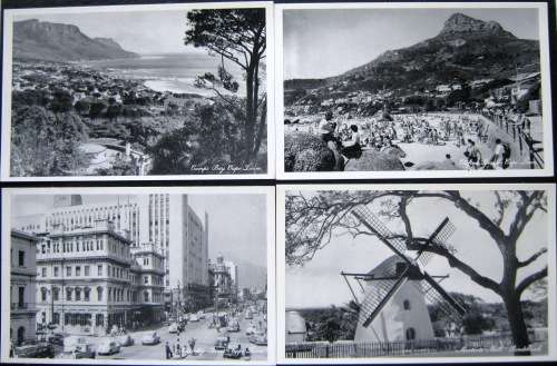 CAPE TOWN AND SURROUNDS - 1950s - 15 NICE VIEWS! CARDS IN PRISTINE CONDITION.
