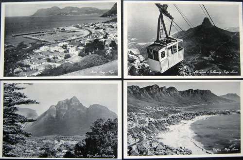 CAPE TOWN AND SURROUNDS - 1950s - 15 NICE VIEWS! CARDS IN PRISTINE CONDITION.