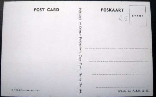 CAPE TOWN AND SURROUNDS - 1950s - 15 NICE VIEWS! CARDS IN PRISTINE CONDITION.