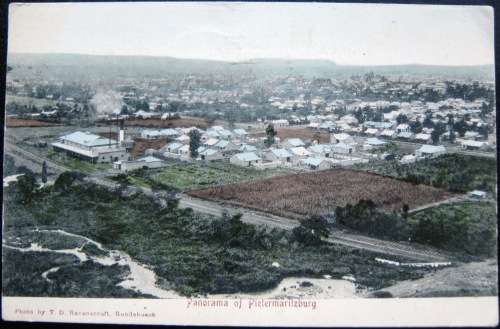 POSTAL HISTORY - PIETERMARITZBURG 1906  POSTCARD WITH CREIGHTON POSTMARK