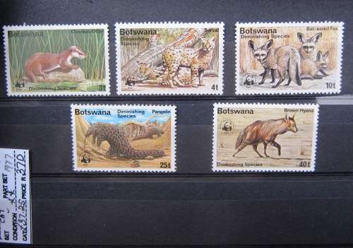 3 COMPLETE WWF SETS - 2xMNH AND ONE USED - MNH. R700+  CAT VALUE!
