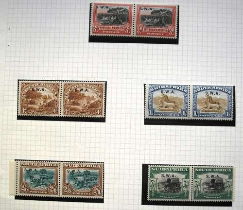 SWA   - SACC 81/89 - MINT  , NEVER HINGED - CATALOGUE VALUE OVER R8000!! FRESH COLOURS.