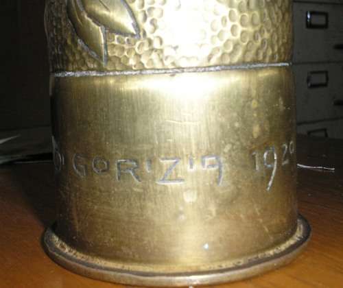 WWI  TRENCH ART - ITALIAN? -  EXCELLENT ARTISTRY - QUITE UNIQUE.