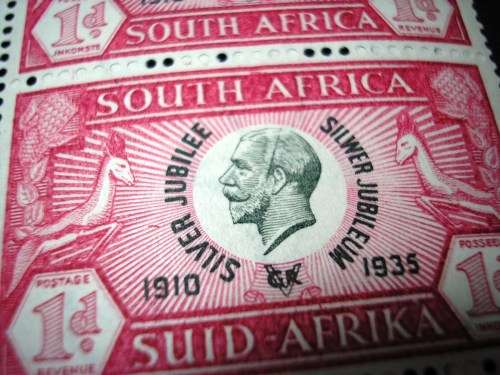 UNION - SACC 65  - 1935 - BLOCK OF 12 WITH CLEFT SKULL AND TAGGED EAR + OTHER VAR. -MNH - YES , MNH!