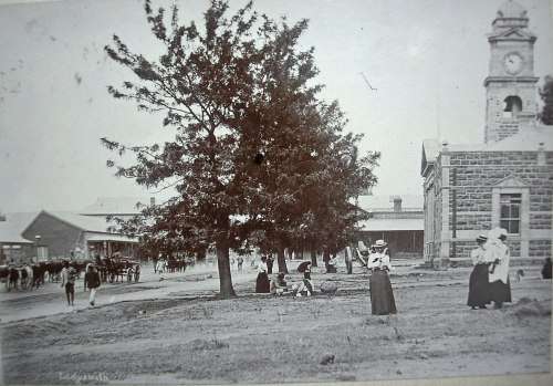 1907 - LADYSMITH POST BOER WAR - BELL TOWER REPAIRED - UNUSUAL PRIVATE VINTAGE P/C - GOOD CONDITION.