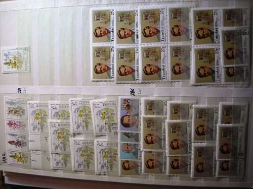 STOCKBOOK ( PRESENTABLE ,CLEAN - MINOR FAULTS) - TRANSKEI , 1989/1993 - OVER 200 PERFECT MNH SETS!!
