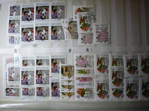 STOCKBOOK ( PRESENTABLE ,CLEAN - MINOR FAULTS) - TRANSKEI , 1989/1993 - OVER 200 PERFECT MNH SETS!!