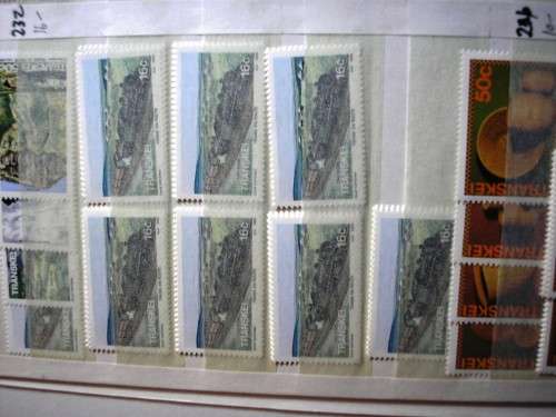 STOCKBOOK ( PRESENTABLE ,CLEAN - MINOR FAULTS) - TRANSKEI , 1989/1993 - OVER 200 PERFECT MNH SETS!!