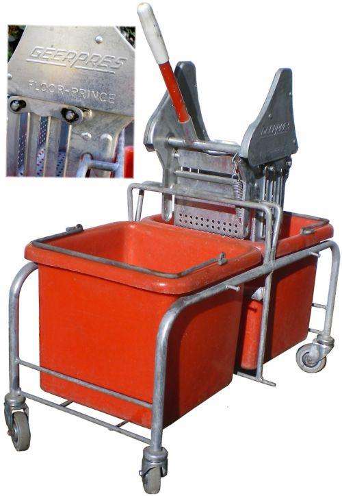 GEERPRESS WRINGER WITH DOUBLE TROLLEY