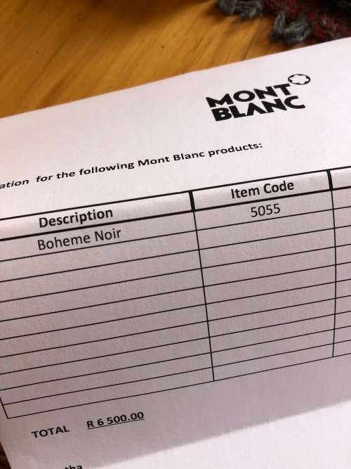 Montblanc Boheme Noir ballpoint pen