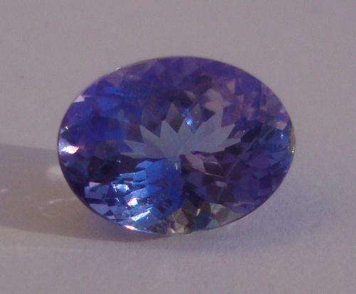 BEAUTIFUL 1.37 ct OVAL TANZANITE ** GISA CERTIFIED AT R13 000 !!! *** STARTING @ R1 !!!!