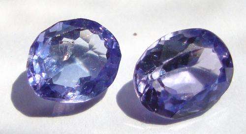 OUTSTANDING MINERAL BLUE 2.04 ct PAIR TANZANITE STARTING @ R1 !!! NICE !!!