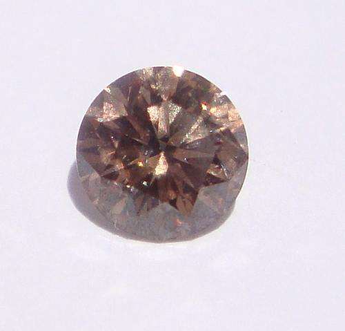 DAZZLINGLY DEFINED !! 0.35 ct VS/2 ROUND COGNAC DIAMOND STARTING @ R1.00, MISS THIS MISS OUT **