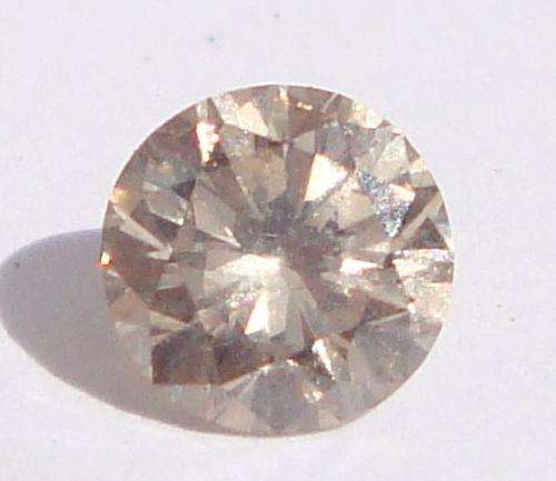 A SUPER DAZZLING 0.38 ct { SI/2 } CHAMPAGNE DIAMOND TO TAKE YOUR BREATH AWAY....STARTING @ A BUCK !!
