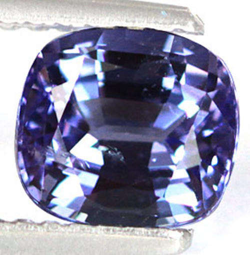 STUNNING INTENSE BLUE VIOLET 1.36 ct CUSHION CUT TANZANITE D'BLOCK STARTING AT R1 !!!!