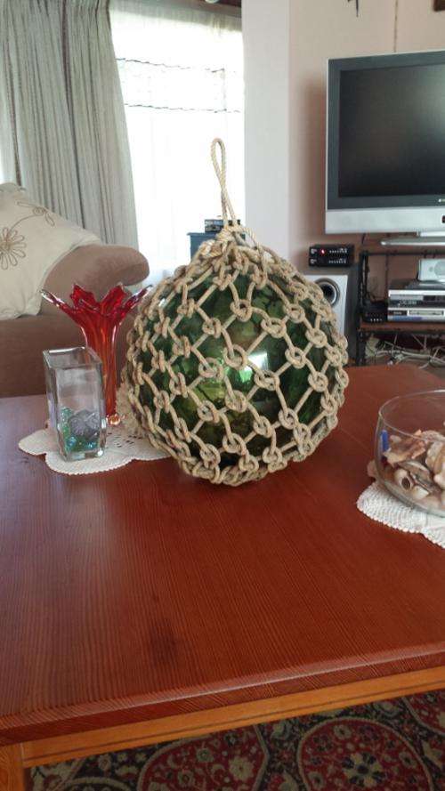 Rare Vintage Japanese Long Line Glass Float