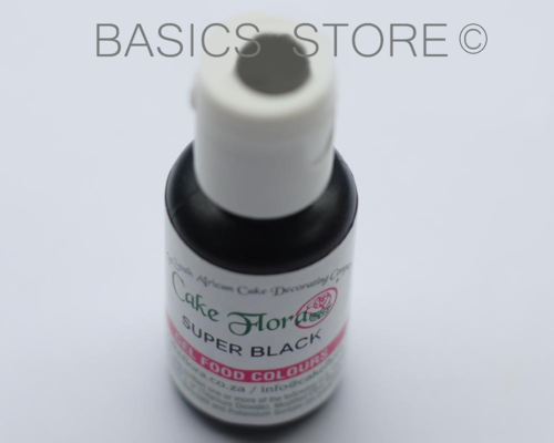 Food Gel Colors Coloring Super Black
