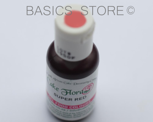Food Gel Colors Coloring Super Red
