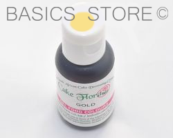 Food Gel Colors Coloring Gold