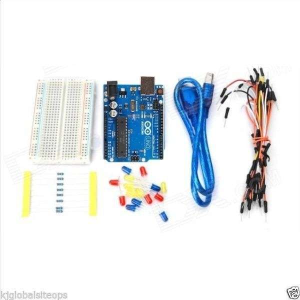 Arduino LITE Starter kit Bargain R395 Arduino Uno R3 + Breadboard + Leds + More