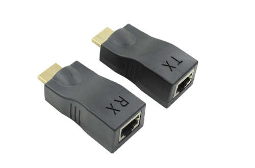 HDMI Extender - HDMI To RJ45 Network Cable Extender Over Cat 5e / 6 1080p up to 30m Extender