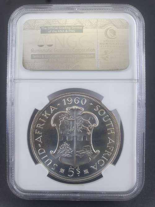1960 5 SHILLING CROWN PF67 ONLY 3360 PROOF MINTED ********** NO RESERVE********** R1 START BID