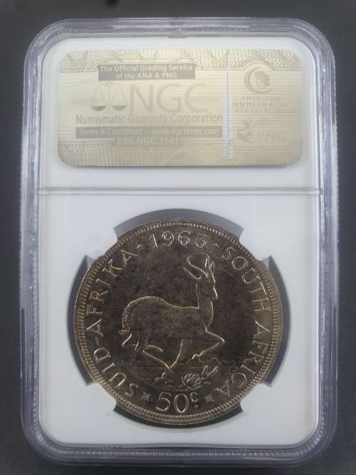 1963 CROWN 50c  PF66 ********** NO RESERVE********** R1 START BID