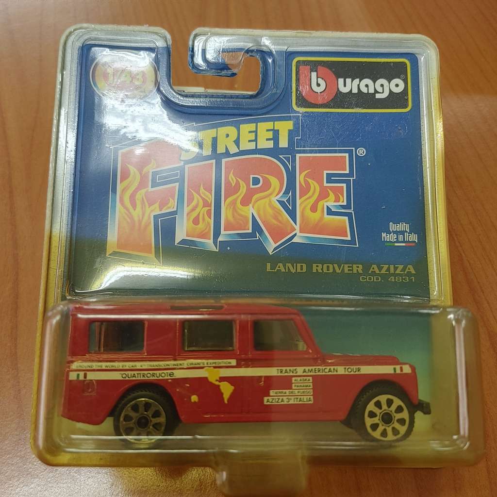 Land Rover Buarago 1/43 Aziza Tans America tour Die-Cast