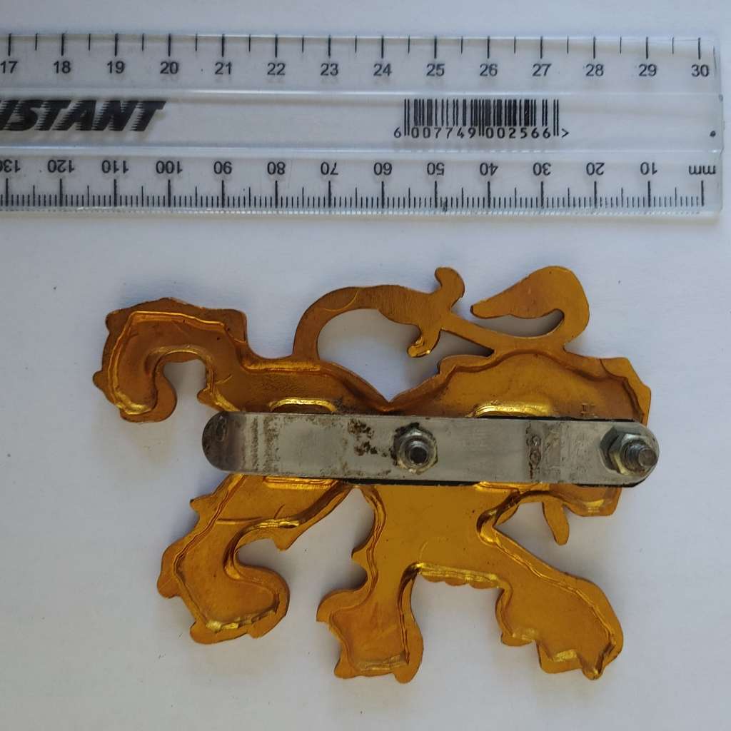 Vintage Metal Peugeot Grill Badge