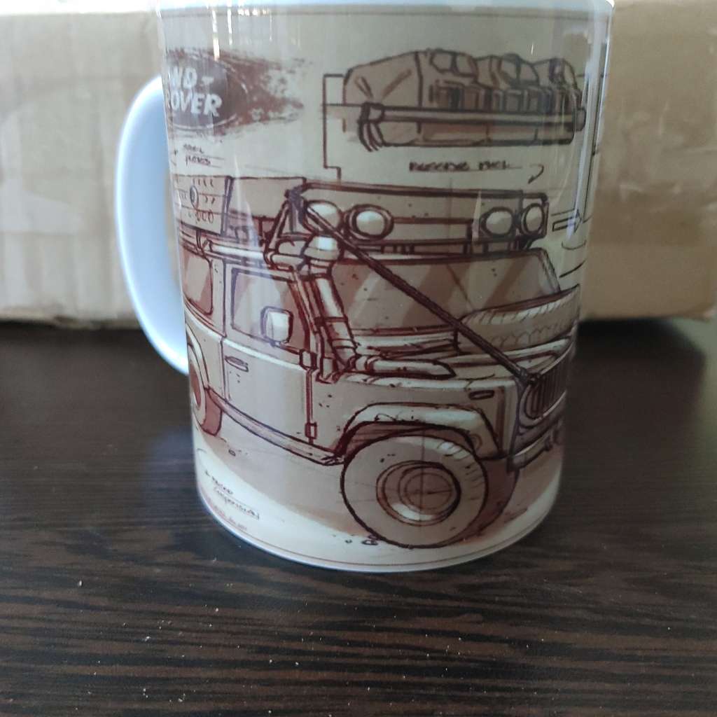 Land Rover Design Coffee Mugs Set of 6