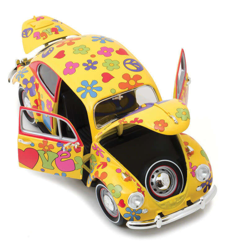 1967 Volkswagen Beetle Hippie Limited Edition 1:18