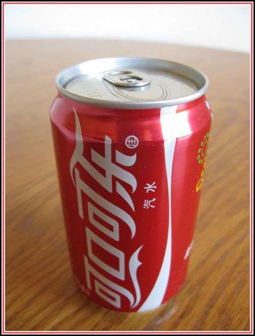 Coca-Cola Aluminium can Chinese new year 2008.