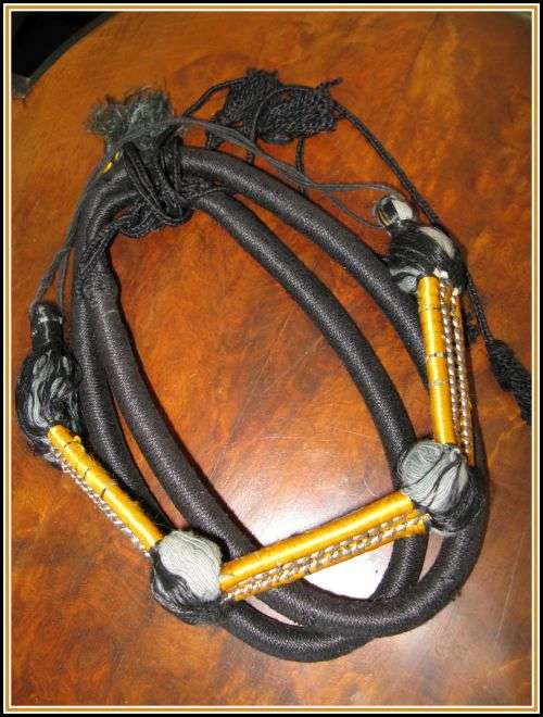 Two Arab headdress cords. Agal for the keffiyeh.