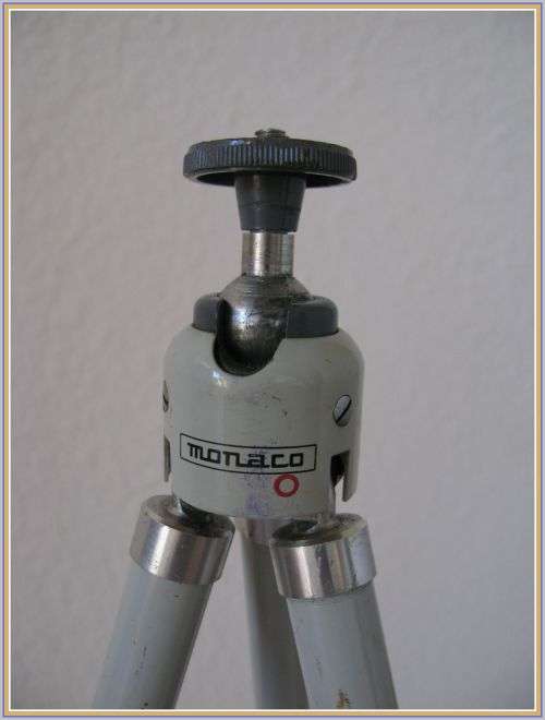 Vintage tripod 'Monaco' 707 - mini travel telescoping to 115cm