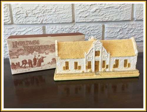 Heritage miniature Cape Dutch house.