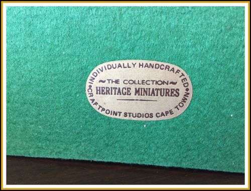 Heritage miniature Cape Dutch house.