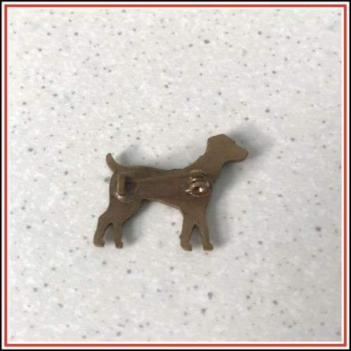 Dalmatian dog small brooch. Enamel.