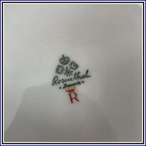 2 side plates 21cm. Rosenthal `Barock` vintage.
