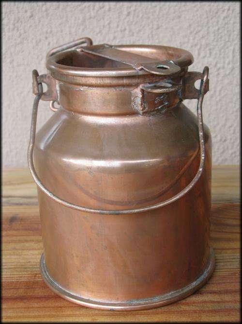 Copper TSP milk can. Vintage in great condition. 2L capacity