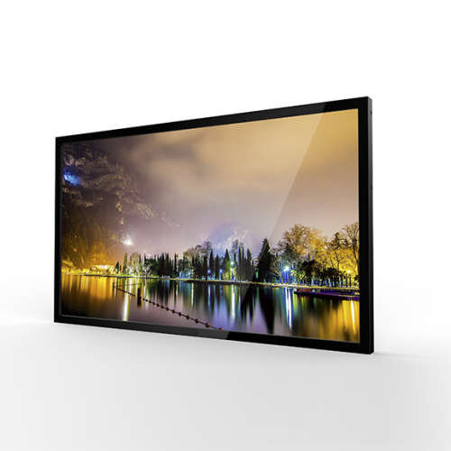 Large 55` LED Monitor with a remote controller