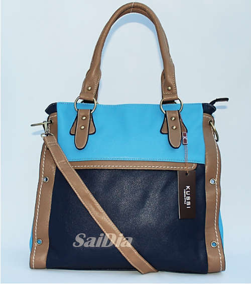 ONLY ONE!!! STUNNING TOTE/ OVERNIGHT HANDBAG  IN BLUE