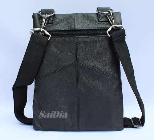 SMART SLIM-LINE GENUINE LEATHER SHOULDER / MESSENGER BAG WITH FREE GIFT