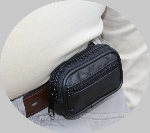 SMART SLIM-LINE GENUINE LEATHER SHOULDER / MESSENGER BAG WITH FREE GIFT
