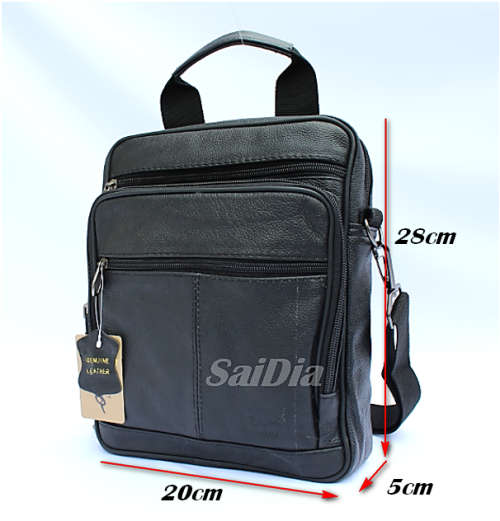 GENUINE LEATHER SHOULDER / MESSENGER BAG FOR 10 INCH TABLET