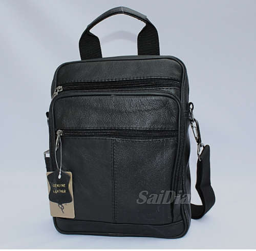 GENUINE LEATHER SHOULDER / MESSENGER BAG FOR 10 INCH TABLET