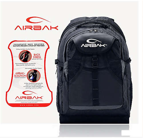 AIRBAK - Unique air cushioned design - makes you feel like you're carrying half the weight.!