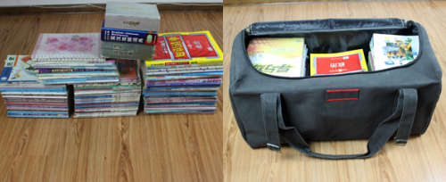 Carry-on 55cm weekender canvas duffle bag in Black